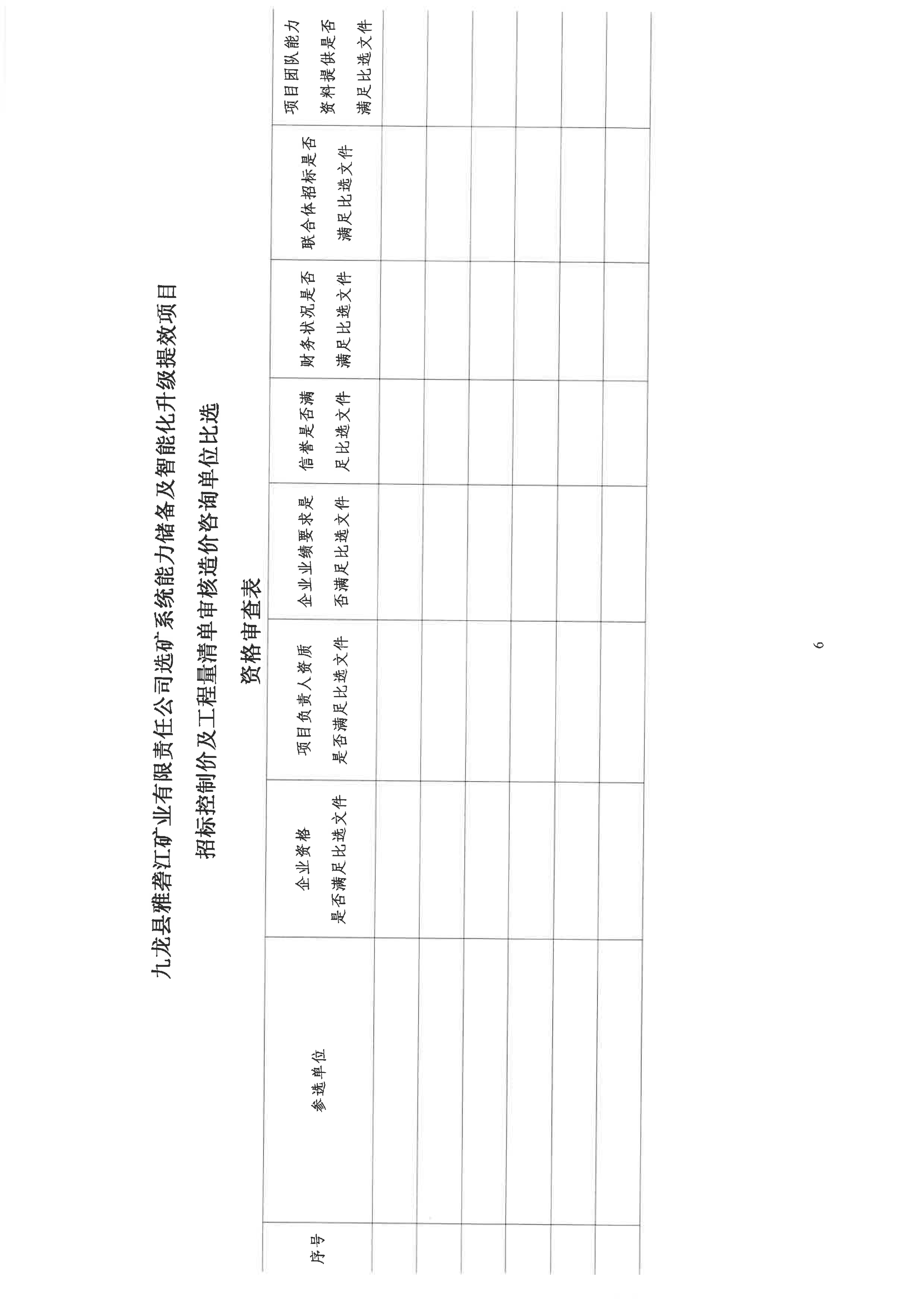 九龙县雅砻江矿业有限责任公司选矿系统能力储备及智能化升级提效项目招标控制价及工程量清单审核的造价咨询单位比选公告(第二次)_06.png